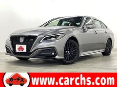 クラウンハイブリッド RS リミテッドII フルセグ付純正12.3インチディスプレイ!DVD/BD再生可!BT!パノラミックビューM!セーフティセンス!純正18インチマットブラック塗装AW!ベンチレーター付黒革Pシート!禁煙車! 中古車画像