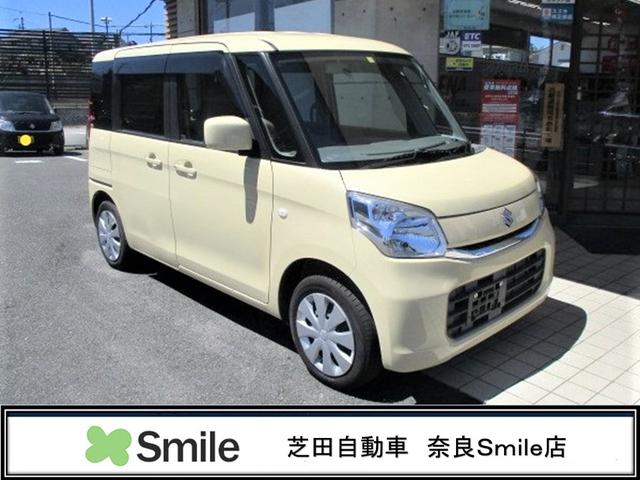 スペーシア スズキ ｇ ナビｔｖ ｅｔｃ 両側スライドドア アイドリングストップ キーフリーシステム プッシュスタート オートエアコン プライバシーガラス シートヒーター ベンチシート 軽自動車 奈良県 ｇ ナビｔｖ ｅｔｃ 両側スライドドア アイドリングストップ