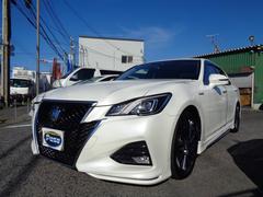 クラウンハイブリッド アスリートS J-フロンティア ハイブリッドJフロンティア モデリスタエアロ・スポーツマフラー・ブルーレイ・Bluetooth・TV接続可・サンルーフ・バックモニター・ETC・パワーシート 中古車画像