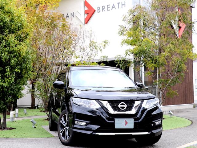 日産 エクストレイル ２０Ｘ　ワンオーナー　禁煙車　フリップダウンモニター　純正ナビ／フルセグ　アラウンドビュー　Ｂ／Ｓ／Ｆカメラ　ドライブレコーダー　ＬＥＤオートライト　フォグ　ハンズフリーパワーバックドア　衝突軽減ブレーキ