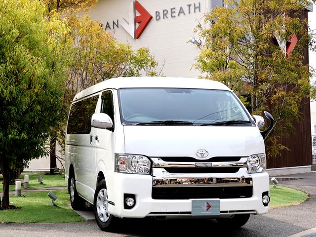 スーパーＧＬ　ダークプライム　ワイド　ロング　禁煙車　純正ＳＤナビ／フルセグ　バックカメラ　ドライブレコーダー　ＬＥＤオートライト　フォグ　衝突軽減ブレーキ　レーンキーピング　スマートキー　プッシュスタート　ＥＴＣ　ステアスイッチ