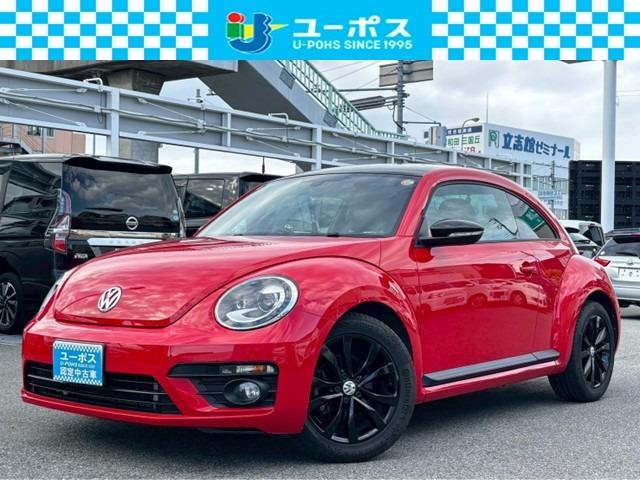 ザ・ビートル ブラックスタイル　２５０台限定車　ルーフ黒　禁煙　ＢＳＭ　純正ナビ　バックカメラ　クルーズコントロール　電格ミラー　スマートキー　１７インチアルミ　プッシュスタート（1枚目）