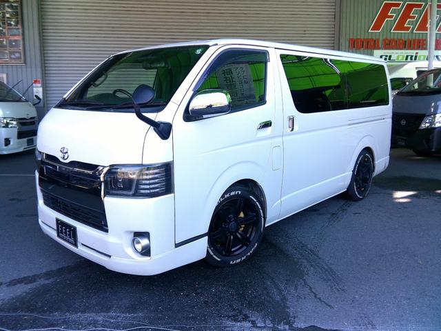 ハイエースバン　スーパーＧＬ　２０００ｃｃ　ガソリン 両側パワースライドドア　プッシュスタート　社外１７ｉｎアルミ　全国納車！