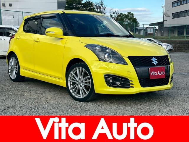 スイフトスポーツ(スズキ) ベースグレード SDナビ フルセグTV スマートキー HIDヘッドライト 前後ドラレコ Bluetooth クルコン 純正17インチアルミ ETC 中古車画像