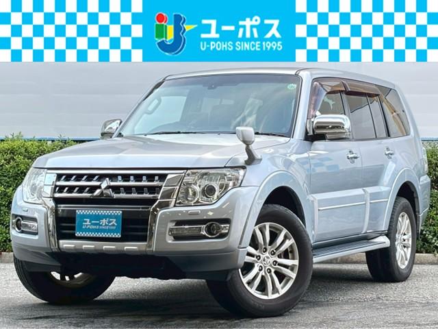 パジェロ(三菱) ロング　スーパーエクシード　禁煙★純正ナビ（Ｊ−１２）★フルセグＴＶ★Ｂカメラ★クルコン★ロックフォードサウンド★Ｂｌｕｅｔｏｏｔｈ★ＤＶＤ★黒革シート★Ｆ席ＰＳ★シートヒーター★クルコン★ＥＴＣ★背面タイヤ★ドラレコ★ＥＴＣ★ 中古車画像