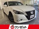 クラウンハイブリッド アスリートＳ　ブラックスタイル　禁煙車　アドバンスドパッケージ　テラロッサ本革シート　レーダークルーズ　クリアランスソナー　シートヒーター＆エアコン　メーカーＨＤＤナビ　スパッタリング１８インチＡＷ　パワーシート　バックカメラ（1枚目）