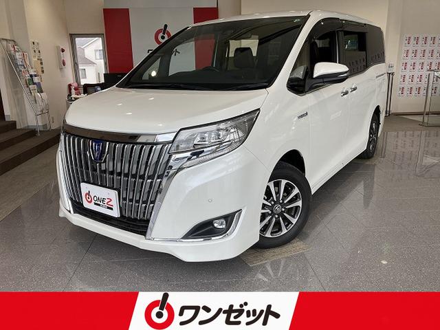 ハイブリッドＧｉ　プレミアムパッケージ　禁煙車　純正９インチナビ　純正フリップダウンモニタ　トヨタセーフティセンス　プリクラッシュ　クルーズコントロール　クリアランスソナー　両側パワースライドドア　ブラウンハーフレザーシート　シートヒーター