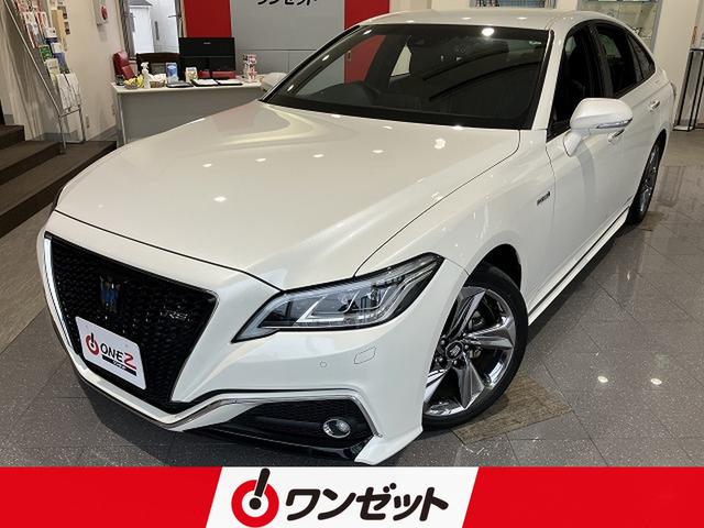 ＲＳ　禁煙車　黒本革エアシート　ＡＣ１００Ｖ　トヨタセーフティセンス　プリクラッシュ　レーダークルーズ　クリアランスソナー　純正１８インチＡＷ　バックモニター　メモリパワーシート　ステアリングヒーター