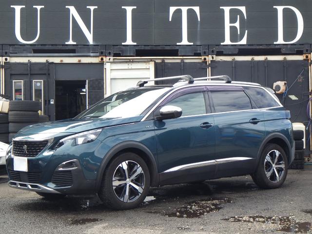 5008 GT ブルーHDi 禁煙車 クリーンディーゼルターボ 電動リアゲート アップルカープレイ ハーフレザー スマートキー ドラレコ バックカメラ コーナーセンサー サイドカメラ ケイタイ充電 ACC 安心ロング保証(1枚目)