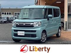 スペーシア ハイブリッドG 両側スライドドア ナビ TV クリアランスソナー オートライト スマートキー アイドリングストップ 電動格納ミラー ベンチシート CVT ESC CD アルミホイール エアコン 中古車画像