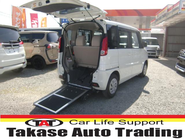 G ウィズ 車いす移動車 リアシート付 福祉車両 リモコン付き電動ウインチ 車いす固定ベルト スマートキー プッシュスタート 電動スライドドア アイドリングストップ CD(1枚目)
