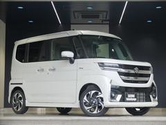 スペーシアカスタム ハイブリッドXS 4WD 全方向9INCモニタ付メモリナビフルセグTV スズキコネクト セフティサポート DSBS2 両側パワースライドドア LEDオートライト マルチユースフラップ 電動パーキング ブレーキホールド 中古車画像