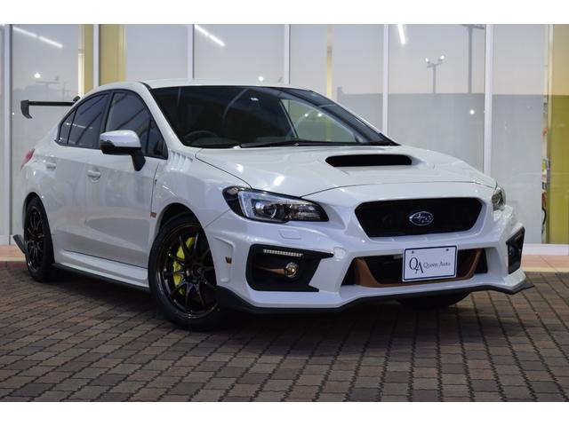 ＷＲＸ ＳＴＩ ＳＴＩ　タイプＳ　ダムドエアロキッド　ダムドスポーツステアリング　ダムドエンデュランスレーシングウイング　レイズ１８インチ鍛造アルミホイール　トラストマフラー　トラストエアクリーナー　純正ナビ　バックモニター　フルセグ