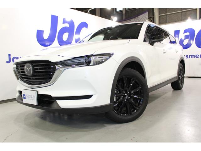 ＣＸ－８ ２５Ｓ　ブラックトーンエディション３列７人乗１オーナー禁煙車　走行３５００ｋｍＢＯＳＥサウンド１０ＳＰマツコネ１０．２５インチセンターディスプレイ／３６０°ビューモニターＳＤナビ／フルセグＴＶ／ＵＳＢ／ＢＴワイヤレス充電ＥＴＣアダプティブＬＥＤヘッド前後ドラレコ