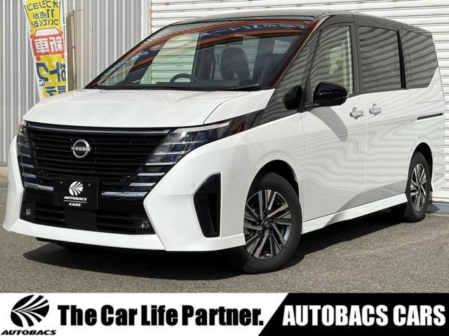 セレナ(日産) ｅ−パワー　ハイウェイスターＶ　新車１１点パック　日産コネクトナビ　アラウンドビューモニター　ＳＯＳコール　アダプティブＬＥＤヘッドライト　前後ドライブレコーダー　ＥＴＣ２．０　前席・セカンドシートヒーター　ホットプラスパッケージ 中古車画像