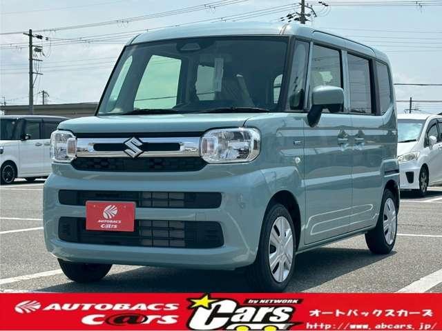 ハイブリッドＸ　届出済未使用車　衝突被害軽減ブレーキ　ＬＥＤヘッドライト　両側パワースライドドア　プッシュスタート　スリムサーキュレーター　前席シートヒーター　オートエアコン　マルチユースフラップ　ＵＶカットガラス