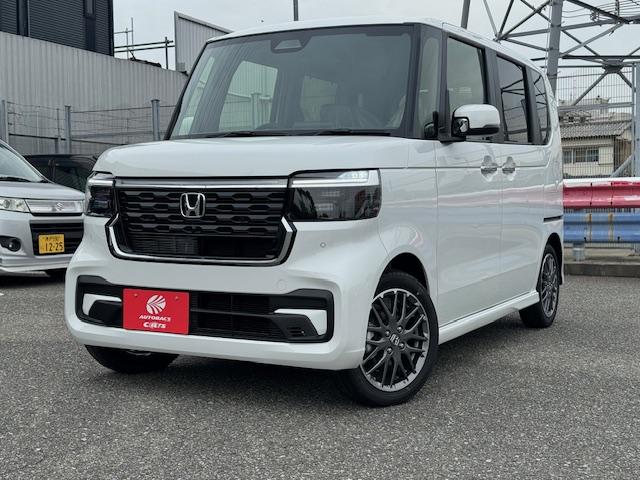 ホンダ Ｎ－ＢＯＸカスタム ターボ　届出済未使用車．ターボ．ホンダセンシング