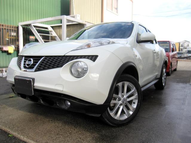 ジューク(日産) １５ＲＸ　タイプＶ　１オーナー　禁煙車　買取車両　純正ナビ　フルセグテレビ　Ｂｌｕｅｔｏｏｔｈ　ＤＶＤビデオ　バックモニター　３６０℃ドライブレコーダー　純正１７インチアルミ　プッシュスタートシステム　オートエアコン 中古車画像