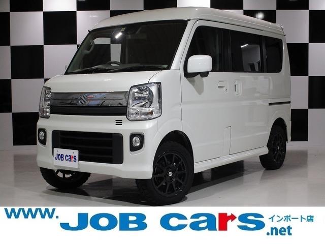 エブリイワゴン スズキ jpターボ 4wd 1オーナー 社外led 社外15aw マッドタイヤ tein車高調 リフトアップ バックカメラ タワーバー ラテラルロッド 大阪府 jpターボ 4wd 1オーナー 社外led 社外15aw マッドタイヤ tein車高調