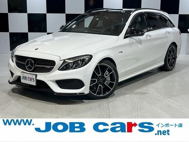 メルセデスＡＭＧ Ｃクラスステーションワゴン Ｃ４３　４マチック　ステーションワゴン　禁煙車　パノラマサンルーフ　赤革シート　レーダーセーフティＰＫＧ　ヘッドアップディスプレイ　アダプティブクルコン　バックカメラ　　ドラレコ　地デジＴＶ　シートヒーター　メモリー機能付パワーシート