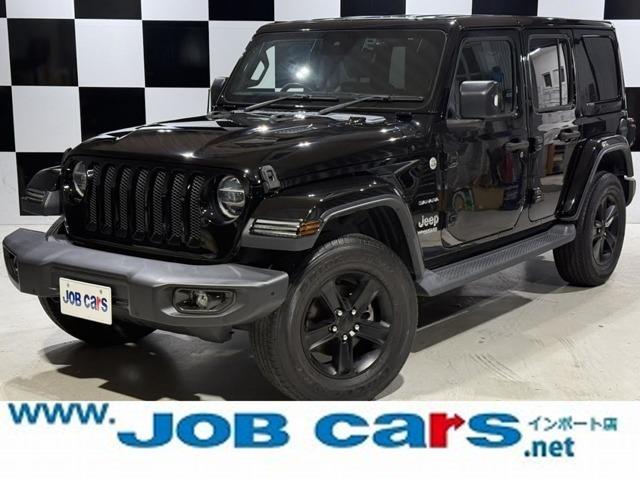 ジープ・ラングラーアンリミテッド(ジープ) サハラ　ワンオーナー　禁煙車　黒革シート　ヒッチメンバー　フリーダムトップ　ＡＬＰＩＮＥ製９スピーカー　地デジＴＶ　純正ナビ　ＥＴＣ２．０　前後ドラレコ　８．４インチＶＧＡタッチパネルモニター　パークセンス 中古車画像