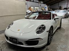 911 911カレラ4S カブリオレ 左ハンドル スポーツクロノ スポーツエキゾースト BOSE 20AWクラシックデザイン 赤革シート 中古車画像
