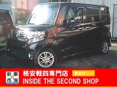 N-BOXカスタム G・Lパッケージ 社外ナビゲーション ワンセグTV ETC スマートキー 純正14インチアルミホイール エアロパーツ 両側スライドドア 片側パワースライドドア リアスポイラー ドアバイザー ウインカーミラー ABS 中古車画像