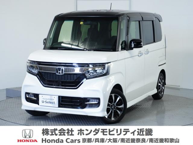 ホンダ Ｎ－ＢＯＸカスタム Ｇ・Ｌホンダセンシング　メモリーナビ　ＥＴＣ　バックカメラ　フルセグＴＶ　前後ドライブレコーダー　シートヒーター　ＬＥＤヘッドライト　片側電動スライドドア　クルーズコントロール