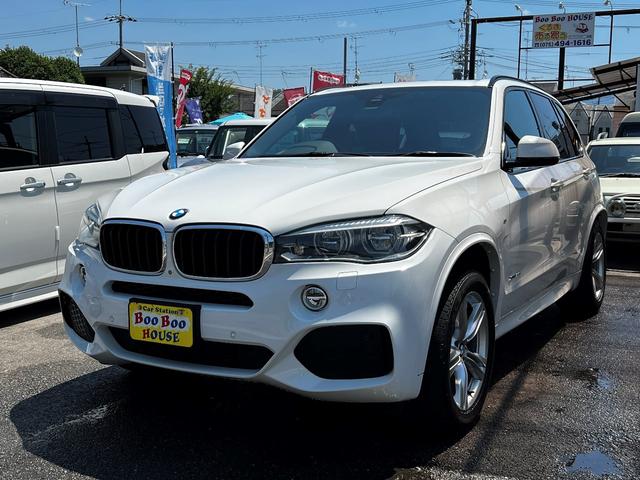 Ｘ５ ｘＤｒｉｖｅ　３５ｄ　Ｍスポーツ　純正リアエアサ新品交換済スインテリジェントセーフティーディライトコンフォートアクセス全方位ヘッドパワーＲドアＬＥＤヘッドグラスサンルーフ本革シートＨＤＤナビＴＶＢモニター１年保証付き走行無制限（1枚目）