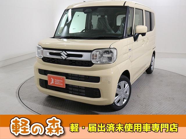 ハイブリッドＸ　軽自動車　届出済未使用車　衝突被害軽減ブレーキ　ＬＥＤヘッドライト　フルフラットシート　両側電動スライドドア　アイドリングストップ　エアバッグ　ＡＢＳ　スマートキー　エアコン　パワステ
