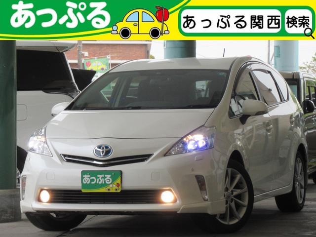 トヨタ プリウスアルファ ｇツーリングセレクション ワンオーナー ７人乗り ８インチｈｄｄナビ ｂｌｕｅｔｏｏｔｈオーディオの中古車 グーネット中古車