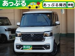 N-BOXカスタム ターボ 4WD 禁煙 8インチナビ バックカメラ ETC 前後ドラレコ フルセグTV Bluetooth 両側電動 前席ヒーター 衝突軽減BK ソナー LEDオートライト LEDフォグ 電動PK BKホールド 中古車画像
