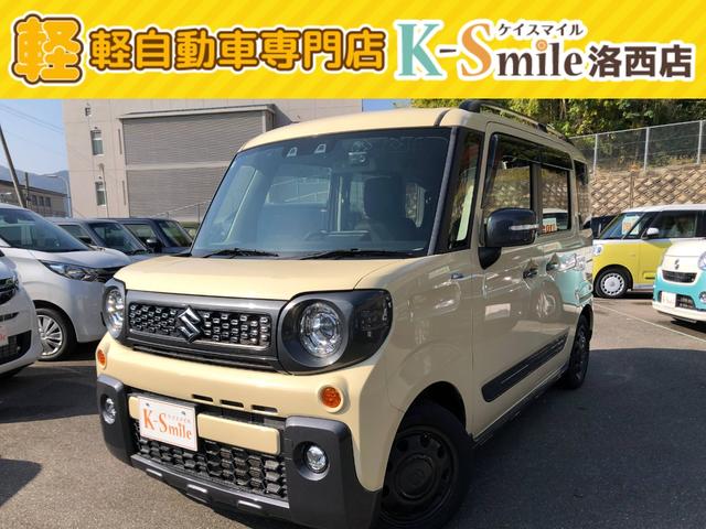 京都の軽届出済未使用車専門店ケイスマイル洛西店です。 スペーシアギア入庫！