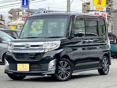 タント カスタムRS トップエディションSA フルセグナビ ETC Bカメラ ドラレコ ユーザー買取車 禁煙車 両側パワースライドドア 衝突軽減ブレーキ ターボ スマートキー スペアキー LEDライト フォグライト 純正マット 純正バイザー 中古車画像