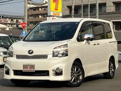 ヴォクシー ZS 煌 フルセグナビ ETC Bカメラ 両側パワースライドドア ユーザー買取車 禁煙車 ワンオーナー HIDヘッドライト スマートキー スペアキー 16インチアルミ 7人乗り パドルシフト マット バイザー 中古車画像