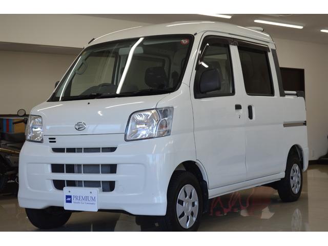 ハイゼットカーゴ デッキバンＧ　ワンオーナー　４ＷＤ　エアコン　パワステ　パワーウインドウ　純正ＣＤ　純正シートカバー　Ｈ２７〜Ｒ５年記録簿５枚　禁煙車　１年保証（走行無制限）（1枚目）