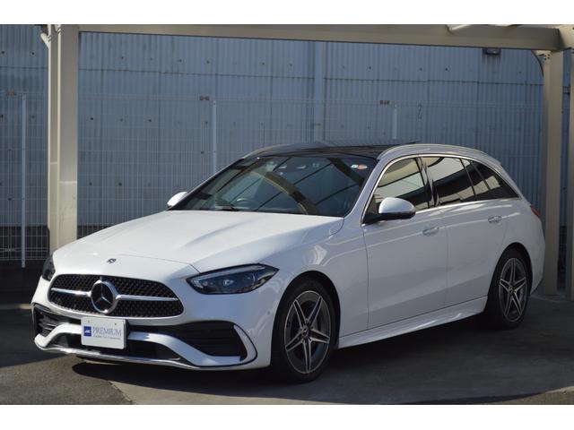 Ｃクラスステーションワゴン(メルセデス・ベンツ) Ｃ２２０ｄ　ワゴンアバンギャルド　ＡＭＧライン　ワンオーナー　パノラミックスライディングルーフ　ＡＲナビ・フルセグＴＶ　３６０°カメラ　レーダーセイフティ　レザーエクスクルーシブパッケージ　ＡＭＧ１８インチアルミ　パワートランク　取説　保証書 中古車画像