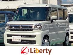 スペーシア ハイブリッドG 両側スライドドア クリアランスソナー 衝突被害軽減システム LEDヘッドランプ スマートキー アイドリングストップ 電動格納ミラー ベンチシート CVT 盗難防止システム ABS ESC 中古車画像