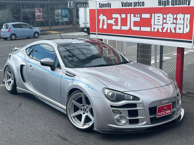 ＢＲＺ Ｒ　６速ＭＴ　ドルーピーＤＡＲＥＤＥＶＩＬ仕様　ワイドボディ公認　ブリッツ車高調　フジツボマフラー　ワーク１９インチアルミ