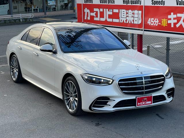 メルセデス・ベンツ Ｓクラス Ｓ５００　４マチック　ＡＭＧライン　直６　３．０Ｌターボ　４３５馬力　保証継承　ＩＳＧ搭載モデル　ベーシックＰＫＧ　レザーエクスクルーシブＰＫＧ　パノラミックスライディングルーフ　リラクゼーション付黒レザーシート　３Ｄディスプレイ