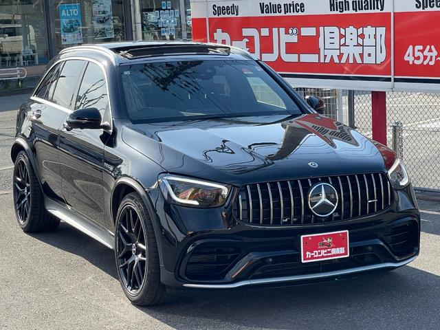 ＧＬＣ６３　Ｓ　４マチック＋　後期モデル　Ｖ８　４．０Ｌ　ツインターボ　５１０馬力　エアサス　コンフォートＰＫＧ　スライディングルーフ　ヒーター付レザーシート　３６０度カメラ　ブルメスターサラウンド　ヘッドアップディスプレイ(1枚目)