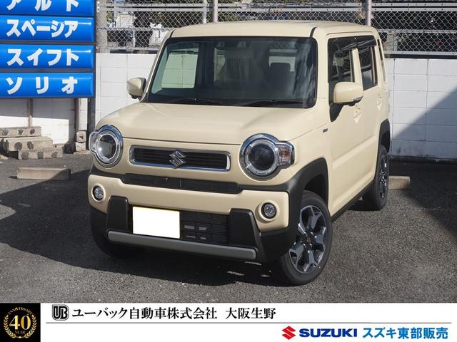 ハスラー(スズキ) ハイブリッドＸ　９インチナビ（フルセグ・ＢＬＵＥＴＯＯＴＨ）　ＥＴＣ　スズキセーフティサポート　届出 中古車画像