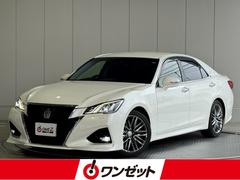 トヨタ　クラウン　アスリートＧ　ワンオーナー　パーキングアシスト　黒本革シート