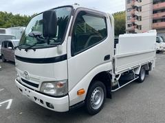 トヨエース 1.15t平ボディ 低床 新明和600Kg垂直パワーゲート 4AT 荷台長322cm 幌車 QDF-KDY231-TGPGY 中古車画像