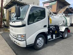 デュトロ 1.6tバキュームダンパー 1600L汚水吸引車 真空式 モリタエコノス製 清掃車 モデルDAC16J 総重量5175Kg KK-XZU301M-TPMMS3 中古車画像