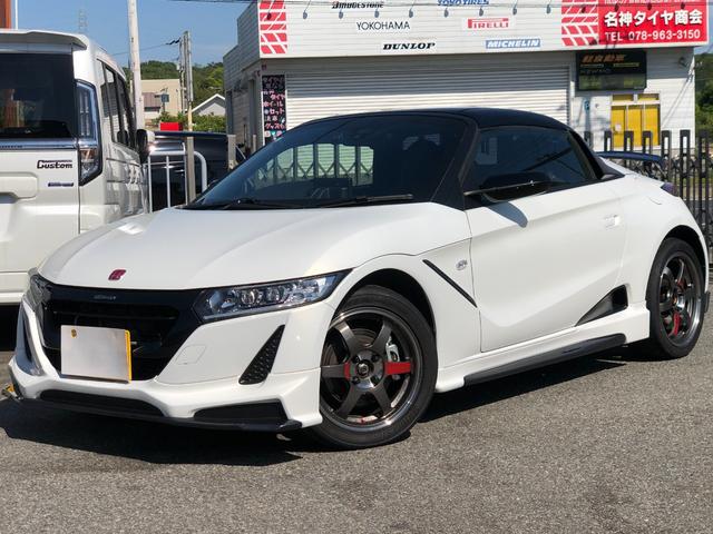 Ｓ６６０(ホンダ) α　１年保証　無限フルエアロ＆スポーツグリル＆リアウィング＆ハードトップ　ＲＡＹＳ　ＴＥ３７ＳＯＮＩＣ　ＳＬ　１６ＡＷ 中古車画像