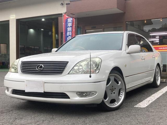 トヨタ セルシオ Ｃ仕様　ＷＡＬＤ１９インチアルミホイール　ナビ　黒革シート