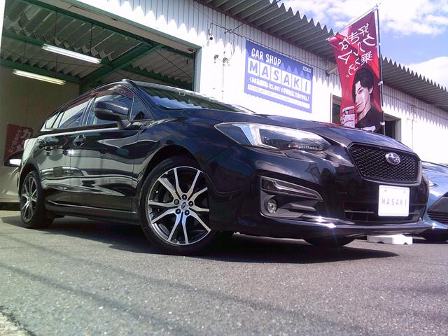 とてもお買い得なインプレッサスポーツが入荷しました！ ブラックレザーシートや８インチナビなどオプション装備も豊富です！