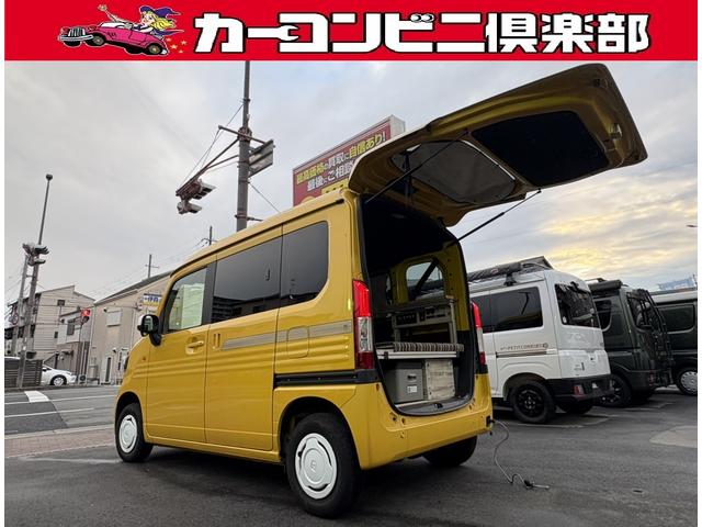 Ｎ−ＶＡＮ＋スタイル(ホンダ) ファン・ターボホンダセンシング　ラクネル　軽キャンパー　−２０℃冷蔵冷凍庫　サブバッテリー　走行充電　インバーター　外部電源　ベットキット　ブラインドシェード　ＬＥＤ照明　アダプティブクルコン　ホンダセンシング　フルセグナビ　４ＷＤ 中古車画像