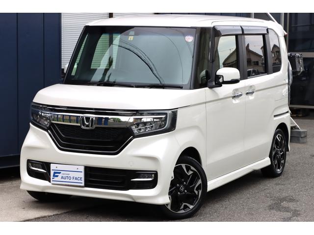 ホンダ Ｎ－ＢＯＸカスタム Ｇ・Ｌターボホンダセンシング　社外ＳＤナビフルセグＴＶ　両側パワースライドドア　Ｂカメラ　ＥＴＣ　ＬＥＤヘッドライト